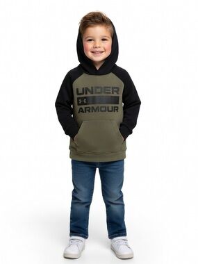 Under Armour Kids' Olive & Black Hoodie